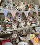 Mini (dresser) bunting in shades of pink and blue - Image 6