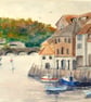 Looe, Cornwall original painting watercolour and gouache - Image 1