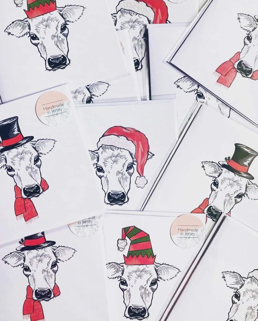 Jersey cow card pack 