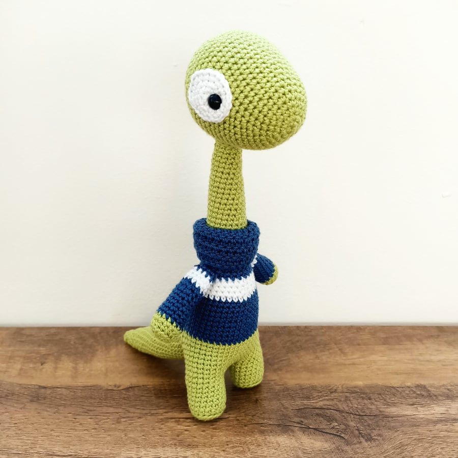 Handmade Dinosaur Toy, Crochet Animal Toy
