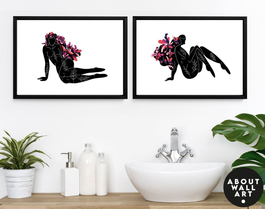 Bathroom Wall Decor, Home Decor Bathroom, Spa Bathroom Decor, Guest Bathroom Pri