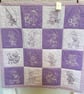 Pretty Quilt for Young Girl or Lap Quilt for Mum. Sunbonnet Sue in Paris Designs - Image 1