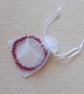 Ladies Red Cinnabar Elastic Bead Bracelet - Image 2