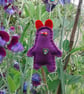 Odd Bod, a 3" bear to hang up and make you smile. - Image 5
