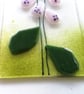 Foxglove small suncatcher, digitalis hanger, foxglove suncatcher in fused glass, - Image 4