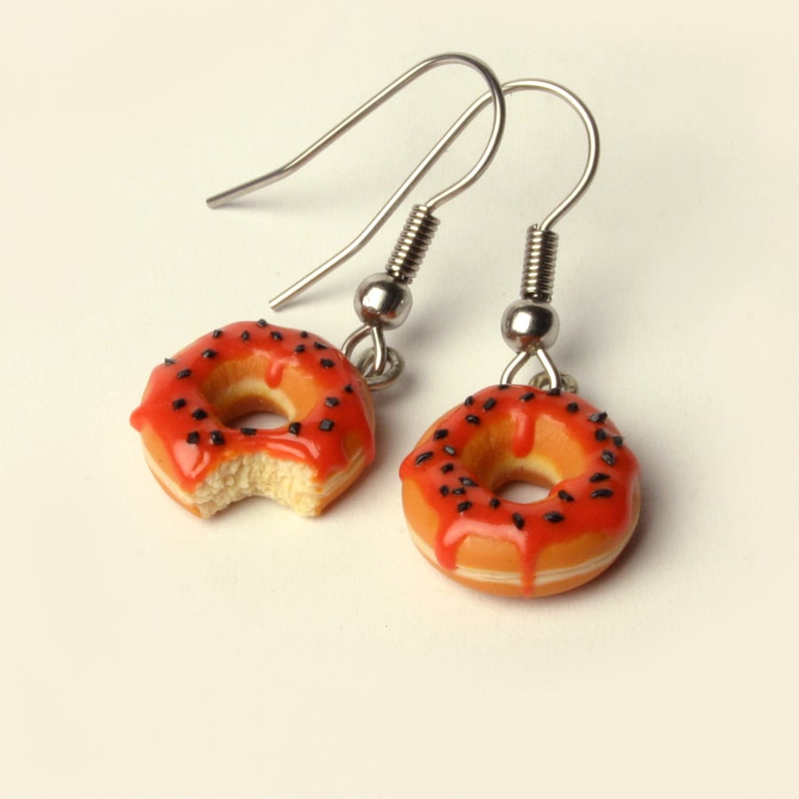 Halloween Doughnut earrings