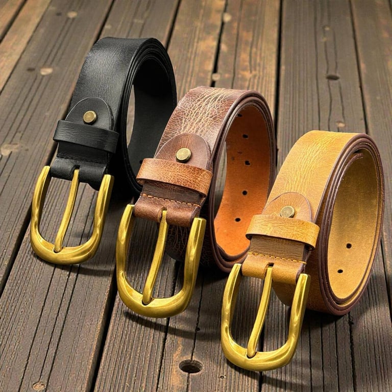 Genuine Full-Grain Leather Belt
