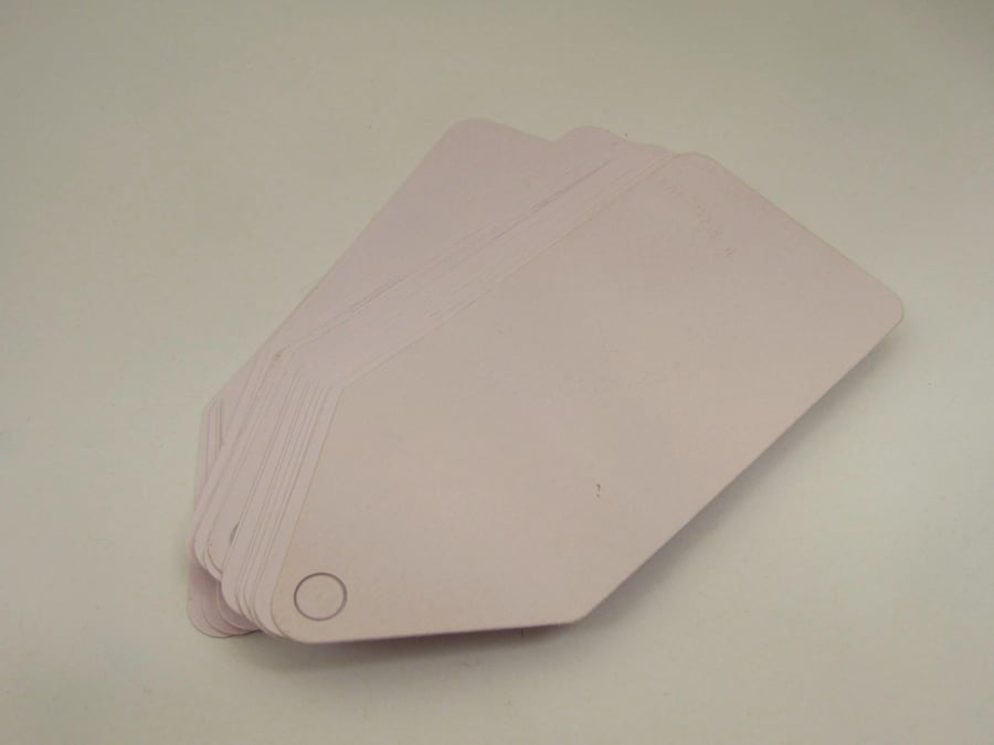 25 Pale Lilac Purple Card Tags