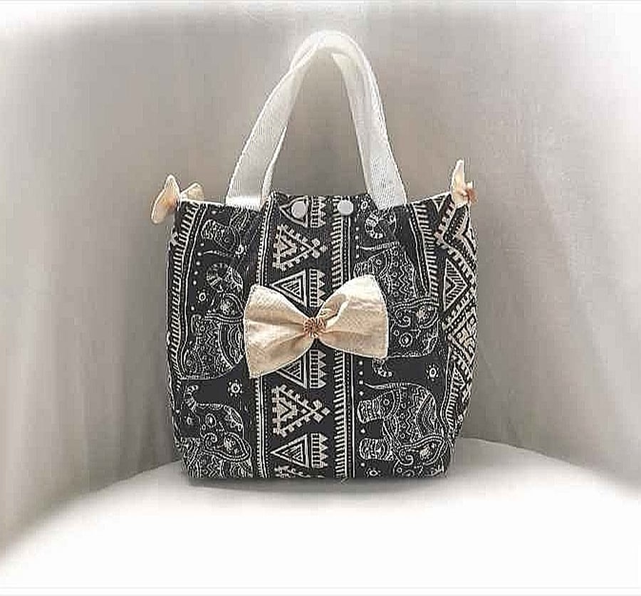 Set of 3 Boho Style Accessoires (Handbag, Phone Bag, Card Wallet) 