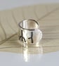 Rune Silver Ear Cuff Choose 5 Younger Futhark Runes for your Custom Earring - Image 2