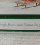 Handmade Christmas card - from our house to yours - Image 3