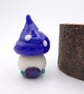 small glass toadstool house - Image 1