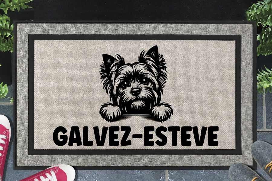 Silky Terrier Door Mat No.1 - Personalised Silky Terrier - All Weather 45x70cm 