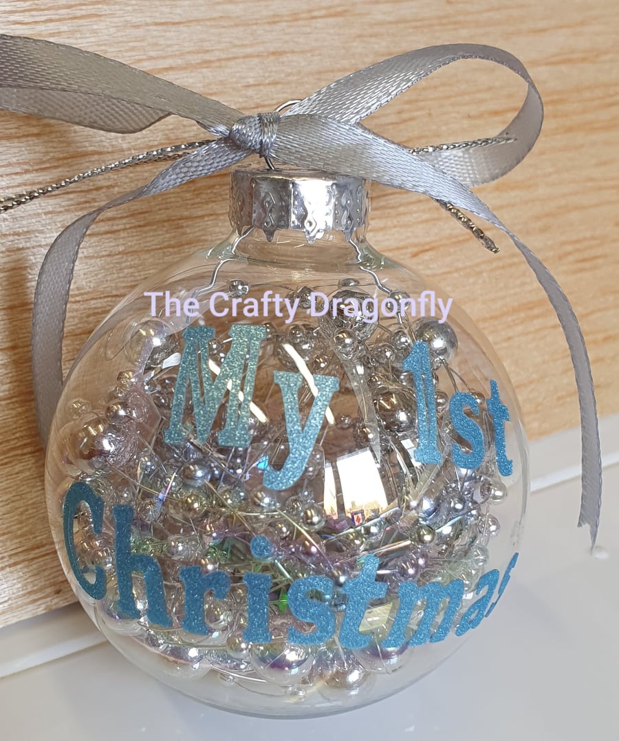 Hand Decorated Christmas Bauble