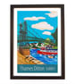 Thames Ditton travel poster print by Susie West - Image 2