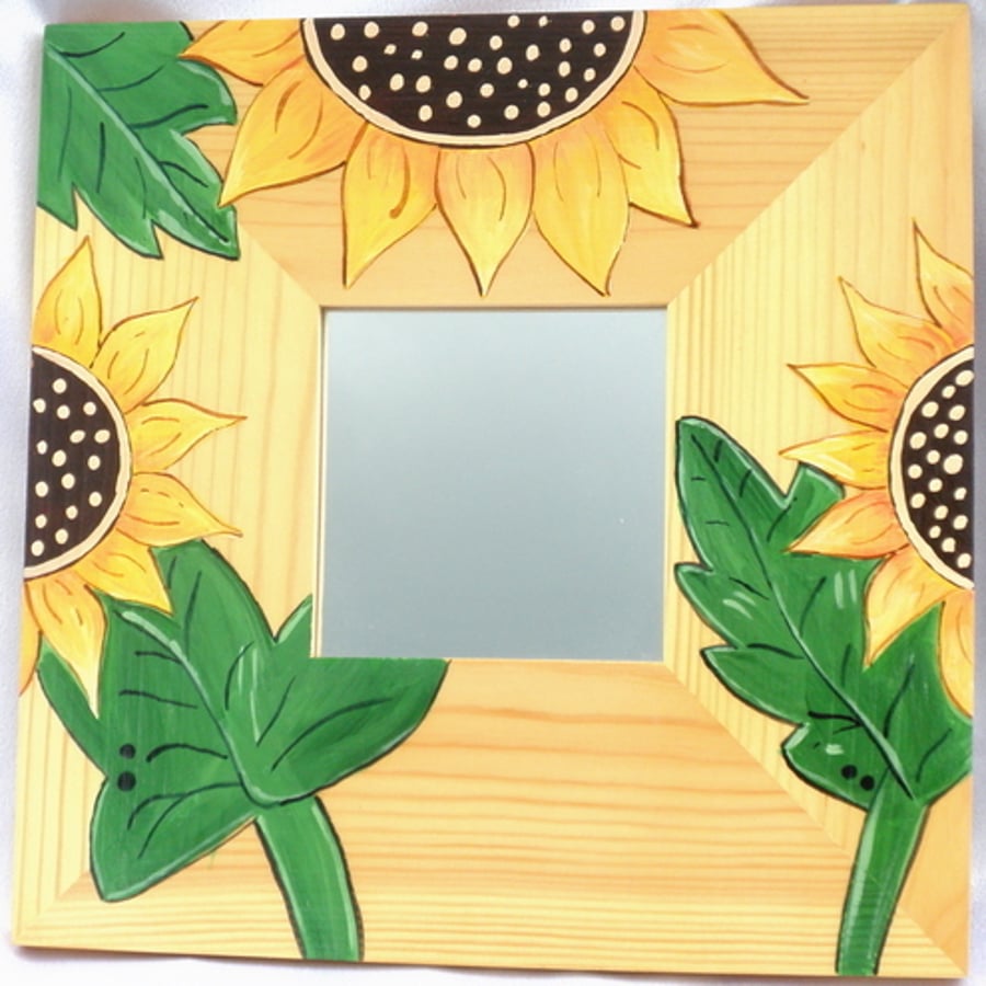 Sunflower mirror