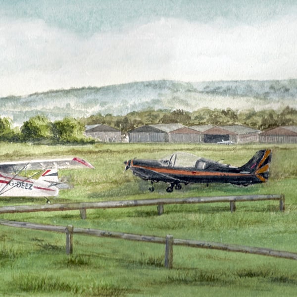 Sandown Airport Limited Edition Print