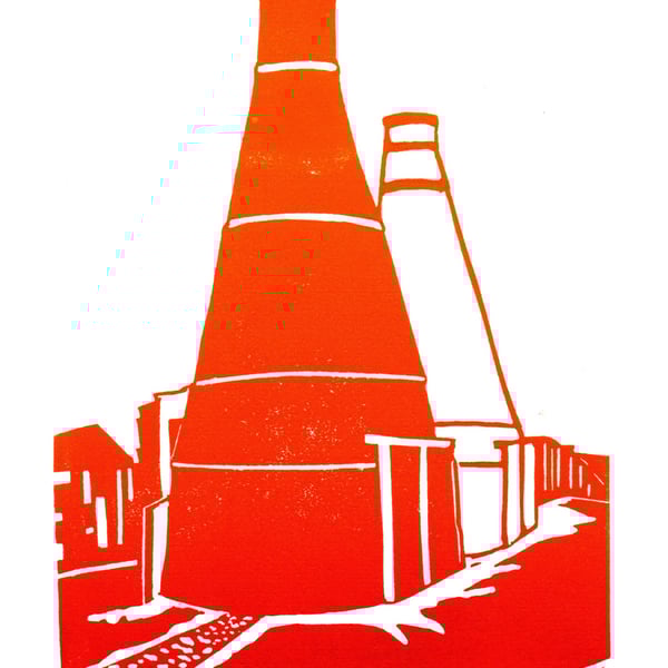 Johnsons's original linocut
