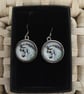 White Unicorn Earrings - Image 1