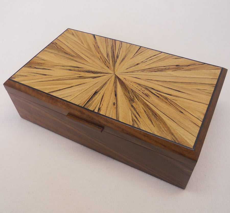 Jewellery Box - Solid Walnut