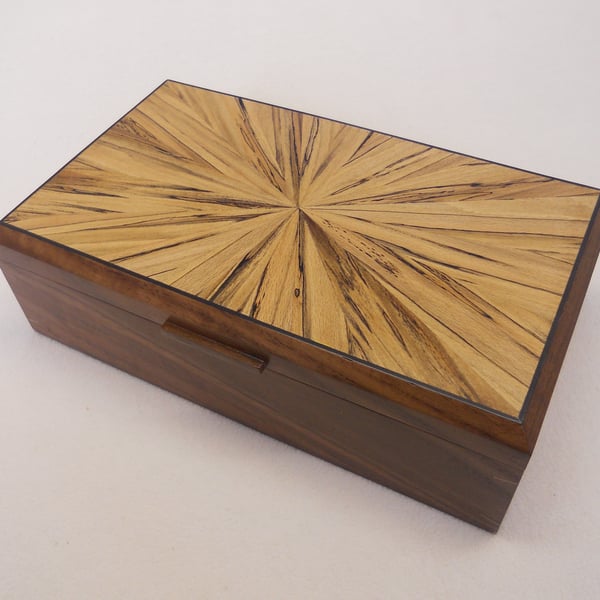 Jewellery Box - Solid Walnut