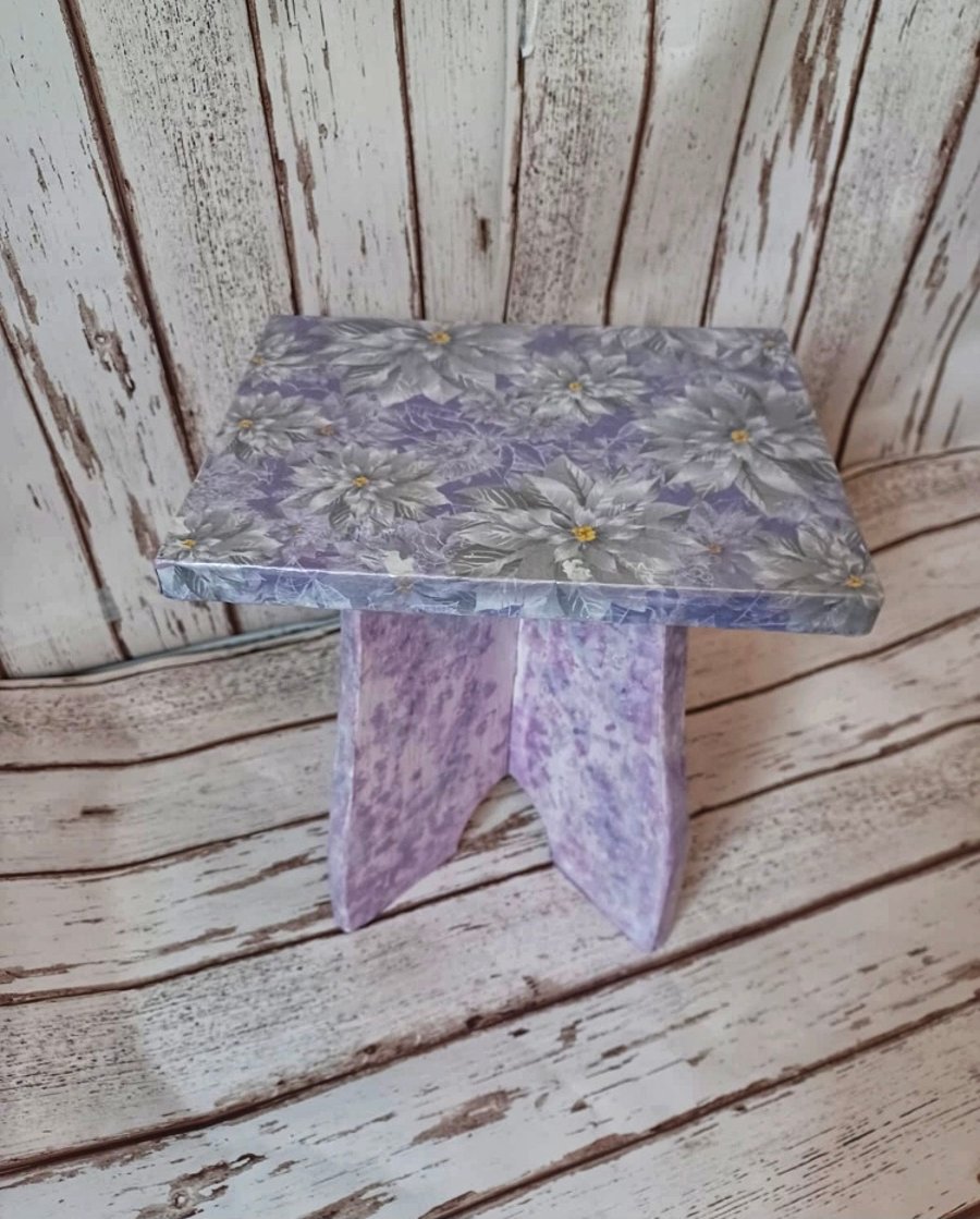 Lilac Foot Stool