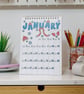 2027 Colourful Desk Calendar with Journal Prompts - Image 2