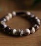 Zebra Jasper Bracelet natural Stone Macramé Bracelet Boho Jewellery