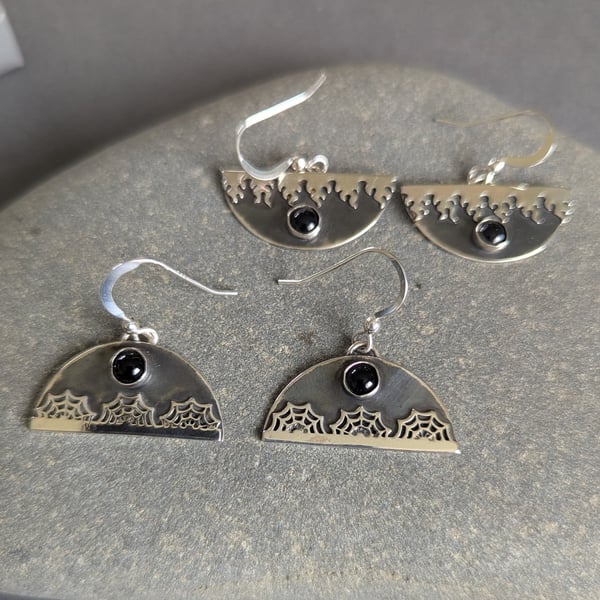 Halloween Sterling Silver Earrings 