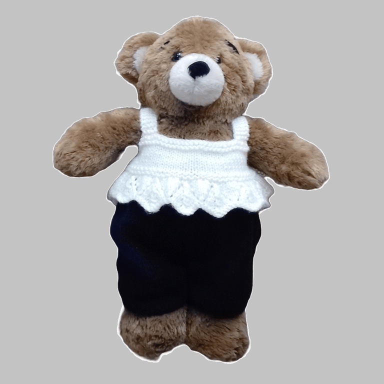 KNITTING PATTERN PDF Navy Joggers for Teddy