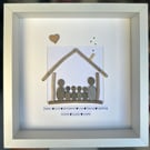 Personalised New Home Frame, Gift For Family, Special Gift