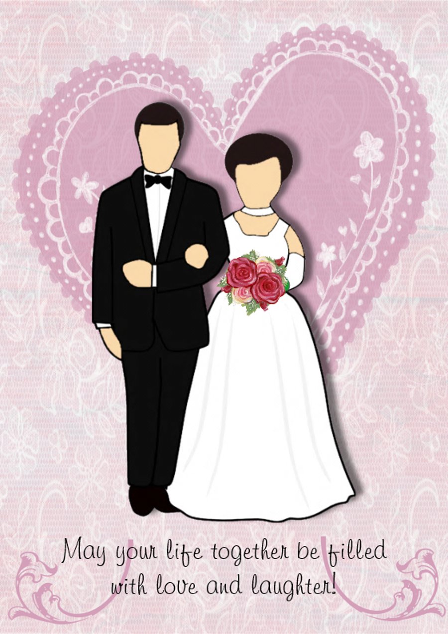 Wedding Day card, wedding day, wedding card