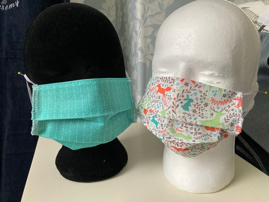 Custom order 2 face masks