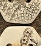 Large Lace Ceramic buttons  - Image 2