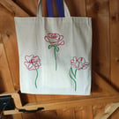 Hand painted tote bags 