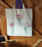 Hand painted tote bags 