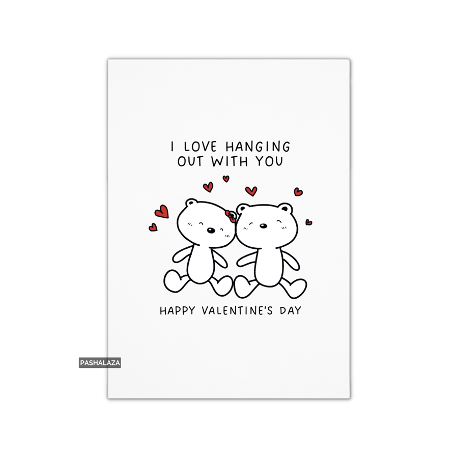 Funny Valentine's Day Card - Unique Unusual Greeting Card - Hanging