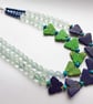 Perfectly Imperfect Howlite Butterfly and Fluorite Statement Necklace - Image 7