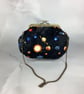 Space small clutch bag, Planets makeup bag, Pattern and chain options - Image 6