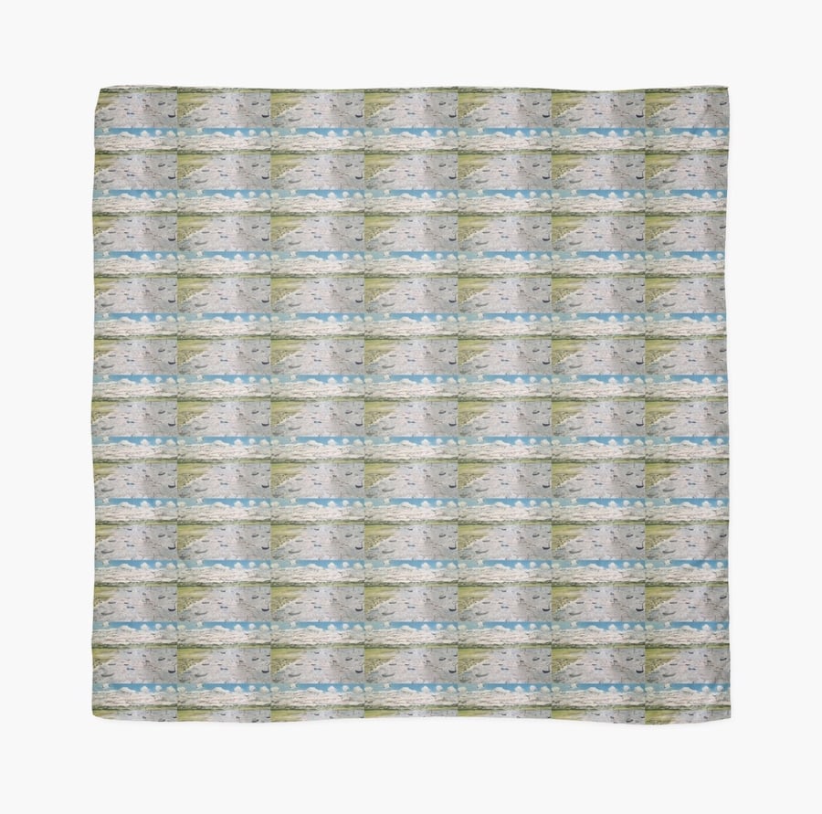Beautiful Scarf Featuring A Design Based On The Painting 'Calm, Peace...’