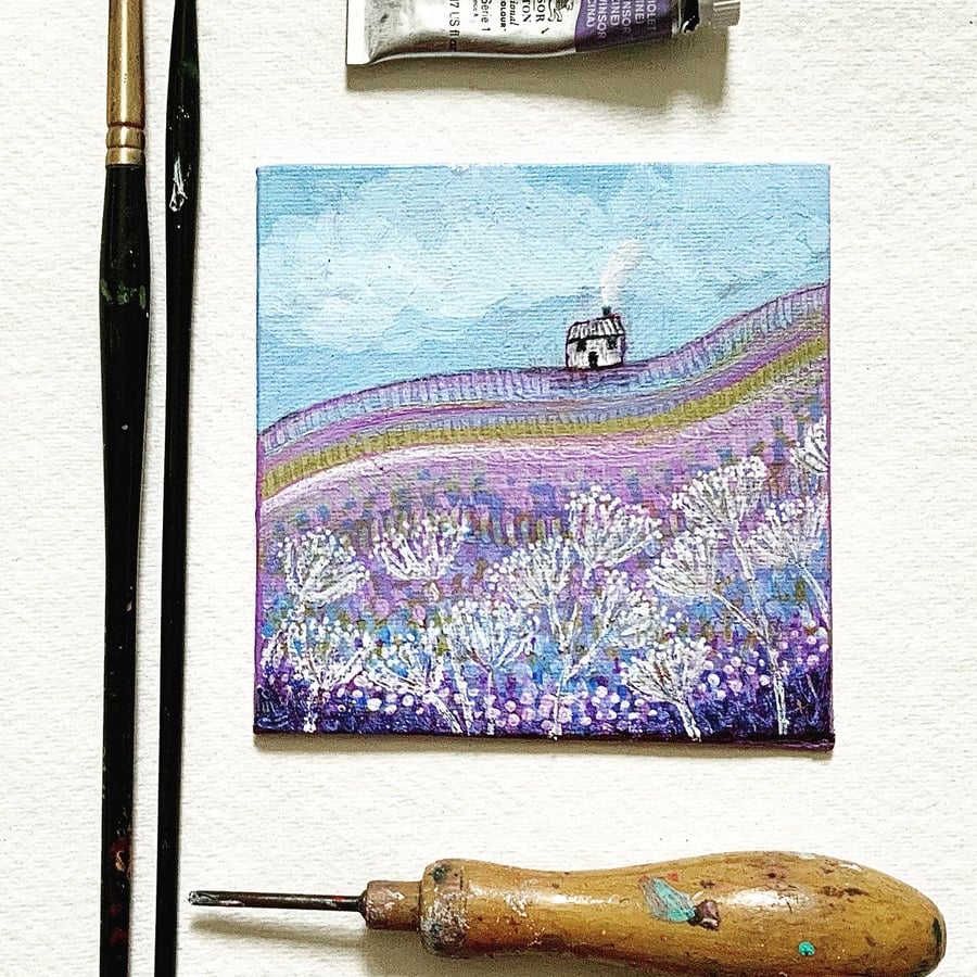Purple  Moors, Original painting