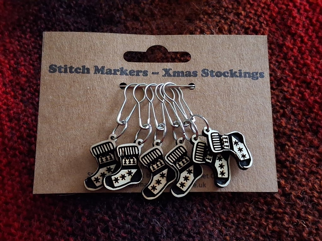 Christmas Stocking Stitch Markers