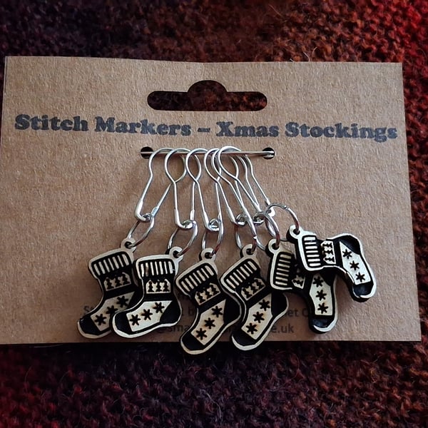 Christmas Stocking Stitch Markers
