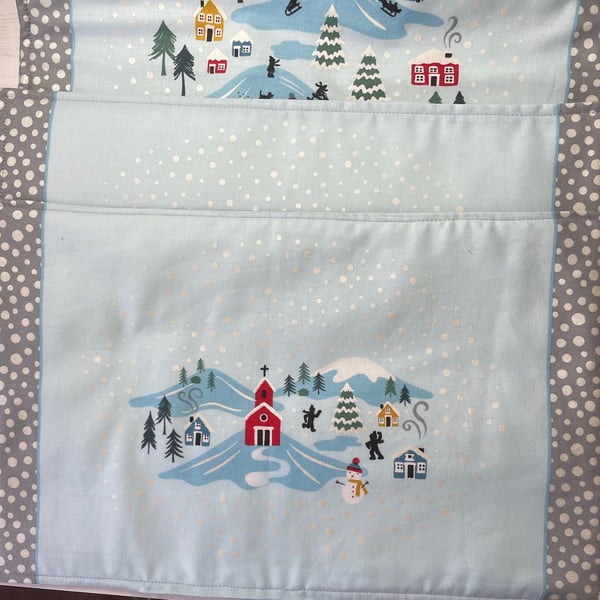 Snowy Days set of 4 Tablemats 