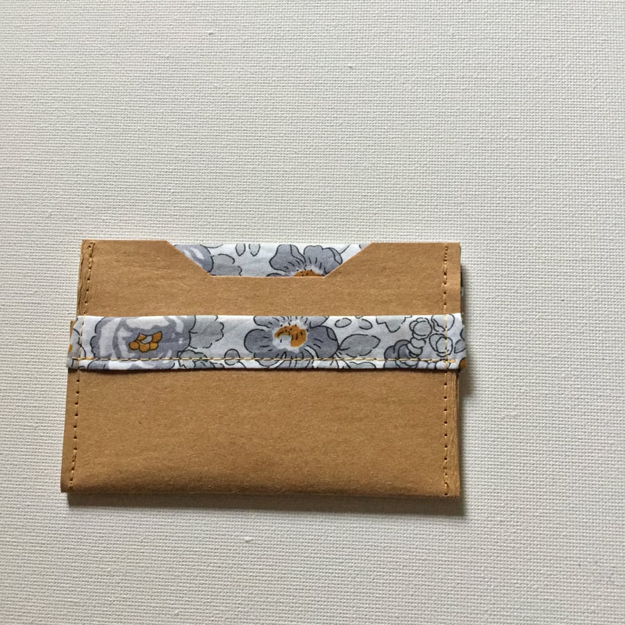 Washable Paper Card Holder With Liberty Trim 