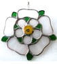 Yorkshire Rose Suncatcher Stained Glass