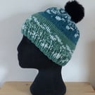 Knitted ' Nordic' Beanie Hat
