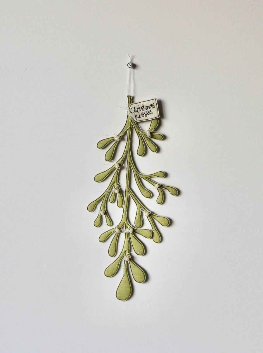 Special Order for Sophie -'Christmas Kisses' Mistletoe - Hanging Decoration