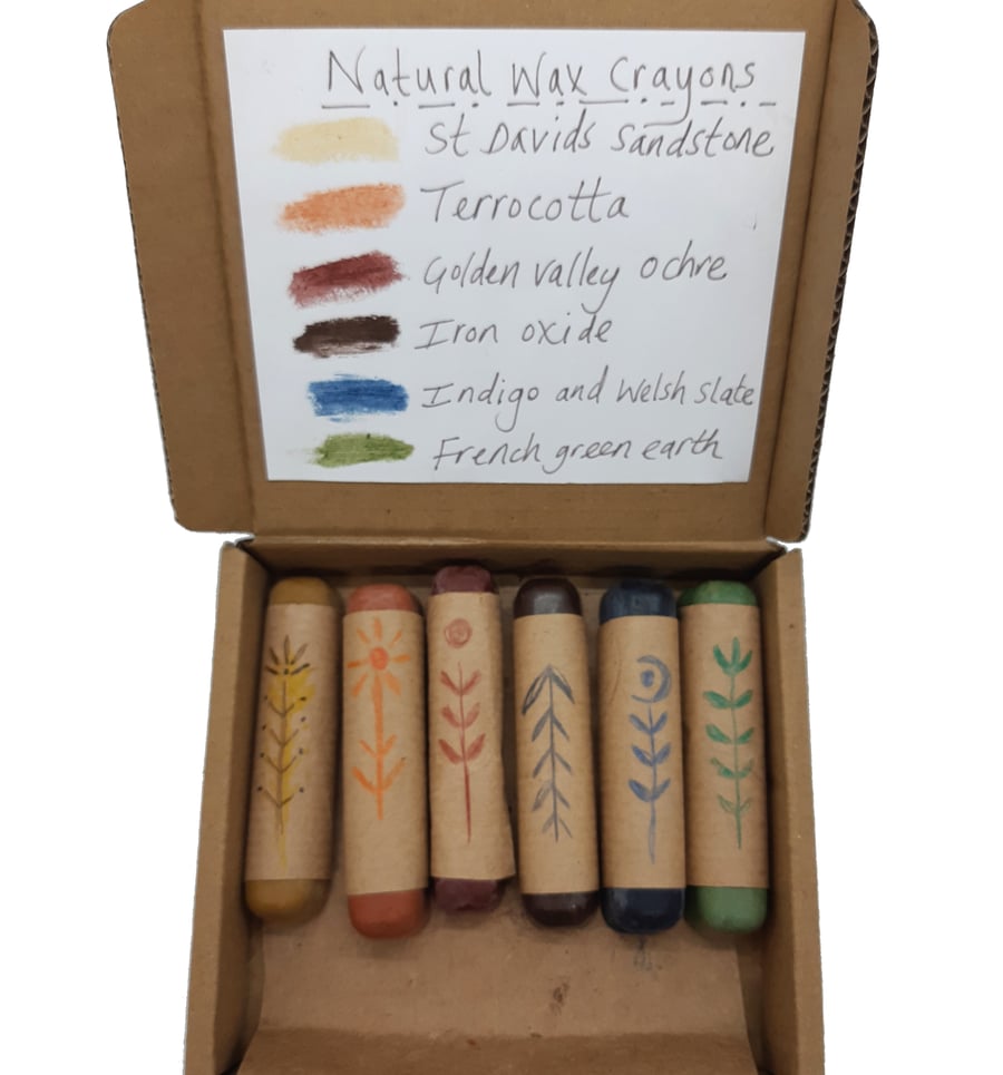 Natural soy and beeswax crayons 