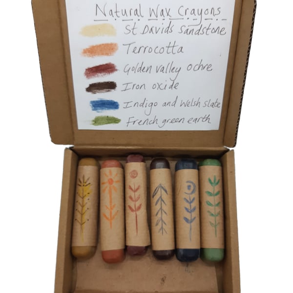 Natural soy and beeswax crayons 